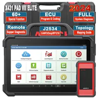 Système complet pour X431 Pad 7 Elite 12V OBD2 pour outil de programmation en ligne compatible, scanner de diagnostic automobile, outil automobile