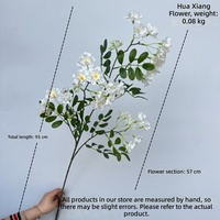 Fleurs artificielles de Myrte crêpe, fausses fleurs, plantes vertes pour la décoration de mariages, événements et arrangements floraux à domicile
