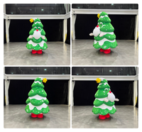 Costume de marche gonflable de Noël interactif mignon de conception automatique aérienne Costume d'arbre de Noël gonflable personnalisé portable géant