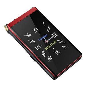 Petit téléphone portable pas cher à bas prix Clamshell Clavier rose Pliage Fonctionnalité Téléphone portable japonais <span class=keywords><strong>D</strong></span>ébloqué Anciens mini téléphones mobiles <span class=keywords><strong>4G</strong></span> Téléphone à clapet - Product Image 1