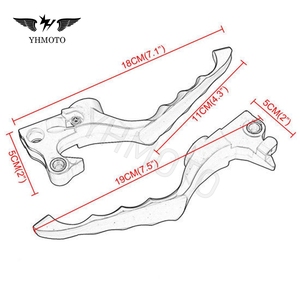 Pour <span class=keywords><strong>Harley</strong></span> Sportster <span class=keywords><strong>1200</strong></span> XL1200R XL883 nighster XL1200N 48 72 pièces de moto CNC guidon frein et levier d'embrayage - Product Image 4