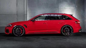 Kit de Carrocería para Audi RS4, Estilo Mejorado, Difusor Delantero de Fibra de Carbono, Alerón, Faldones Laterales - Product Image 4