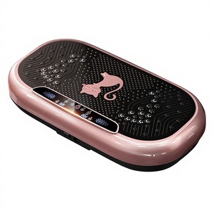 Appareil de vibration électrique pour usage domestique, machine de remise en forme pour amincir le ventre et la taille, équipement sportif rythmique en acier et ABS - Product Image 1