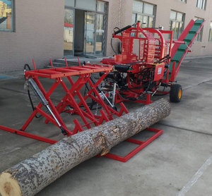 2024 Brand New 38T Fire <b>Wood</b> Processor Forestry Machinery Firewood Chainsaw Version Full Hydraulic with All Accessories - Product Image 2