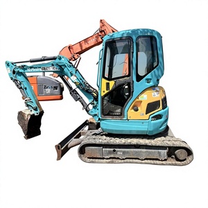 Mini-excavatrice hydraulique Kubota U30 d'occasion, 3 tonnes, avec godet de terrassement, bon état, faible nombre d'heures de fonctionnement, équipement de construction - Product Image 1