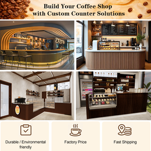 Design Chiosco Caffè <span class=keywords><strong>per</strong></span> Centro Commerciale: Soluzione d'Interni con Bancone <span class=keywords><strong>Bar</strong></span> - Product Image 2