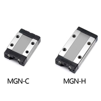 Rail de guidage linéaire miniature MGN7 MGN9 MGN12C MGN12H MGN15, bloc coulissant miniature pour imprimante 3D CNC