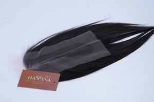 Cheveux vietnamiens noirs naturels 2x6 paquets de fermeture 12A grade un donneur pas d'extension de cheveux humains chimiques os tissage droit - Product Image 4