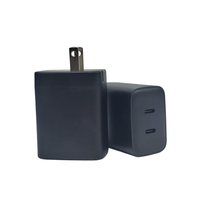 Adaptateur de chargeur de téléphone pliable, chargeur de type C, adaptateur de voyage universel, chargeur pour téléphone portable, chargeur Samsung 45W