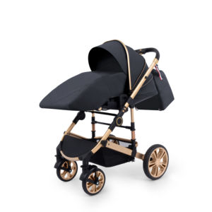 Passeggino Pieghevole Yuxin Baby U8 ad Alta Estetica con Seduta in Lino e Telaio in Acciaio Inox, Convertibile in Lettino, Vendita Diretta dalla Fabbrica - Product Image 1