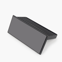 Étagère magnétique exclusive pour réfrigérateur, noire, réglable, écologique, gain de place pour la cuisine, 19x9x10cm