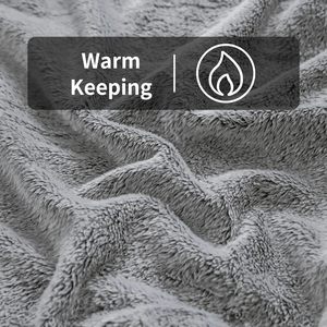 Chất Lượng Cao <span class=keywords><strong>Flannel</strong></span> Lông Cừu Ném Chăn Rắn Màu <span class=keywords><strong>Grey</strong></span> In Nhung Chăn Polyester Sợi Nhỏ Lông Cừu Sang Trọng Ném Chăn - Product Image 3