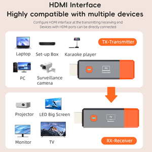 Transmisor y receptor de vídeo HDMI inalámbrico 50M extensor de adaptador de pantalla inalámbrico para PC cámara portátil a proyector Monitor TV - Product Image 6
