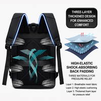 Sacs à dos pour ordinateur portable extensibles grande capacité pour hommes, sacs à dos d'affaires, sacs à dos étudiants, sacs imperméables – Vente en gros