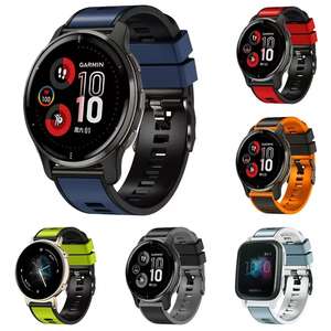 Correas de Reloj de Repuesto de 20/22 mm, <span class=keywords><strong>Correa</strong></span> de Reloj Inteligente de Doble Color para Huawei <span class=keywords><strong>Watch</strong></span> GT, Accesorios de Pulsera de Silicona - Product Image 4