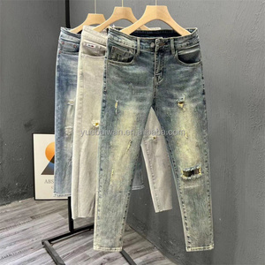 Nouveau Jean <span class=keywords><strong>Homme</strong></span> 2026 – Qualité Supérieure, Coupe Slim, Broderie Imprimée, Style Urbain Décontracté – Pantalon Tendance <span class=keywords><strong>pour</strong></span> <span class=keywords><strong>Homme</strong></span> – Vente en Gros à Prix Abordable - Product Image 2