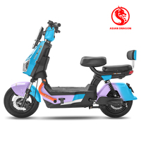 Vélo électrique de banlieue 600W 60V longue portée, haute vitesse, sûr, à 2 roues avec moteur à moyeu arrière et système de freinage double