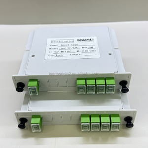 กล่องแยกไฟเบอร์ออปติกแบบฝังใน 1x4 SC UPC APC PLC กล่องแยกไฟเบอร์ SC สำหรับกล่องกระจายไฟเบอร์แบบ Single Mode - Product Image 2