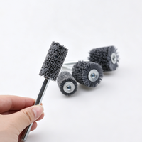 Brosse abrasive en carbure de silicium à diamètre et grain personnalisés pour le débavurage et le polissage de métaux industriels, DIY OEM
