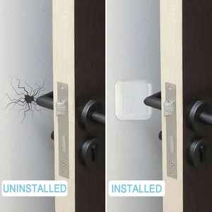 Tope de puerta Manija de la puerta Parachoques Protectores Adhesivo de pared con autoadhesivo fuerte - Product Image 2