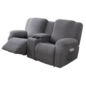 Jacquard đàn hồi sofa <span class=keywords><strong>slipcovers</strong></span> hình học Mô hình đồng bằng trang trí nội thất thư giãn ghế bành bảo vệ lười biếng cậu bé ngồi có thể ngả đi văng Bìa - Product Image 3