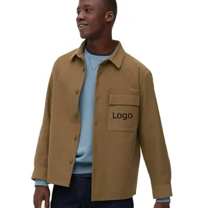 Изготовленный На Заказ модная дизайнерская мужская рубашка куртка боли на каждый день с длинными рукавами jerser куртки поло с карманом