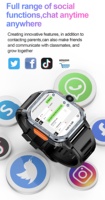Montre connectée Android 4G GPS 2026 avec écran tactile, double caméra, emplacement pour carte SIM, étanche IP67, écran OLED