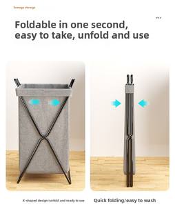Cesta de <span class=keywords><strong>ropa</strong></span> <span class=keywords><strong>sucia</strong></span>, cesta de almacenamiento plegable, cesta para el hogar, <span class=keywords><strong>Cubo</strong></span> de <span class=keywords><strong>ropa</strong></span> de baño para el hogar - Product Image 4