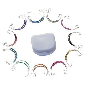 Fashionable <b>Dental</b> Braces Decorative Chain Retainer Storage Box Various Colors with Case for Oral Therapy <b>Equipments</b> Accessories - Product Image 5