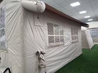 Tente Cabine Gonflable Spacieuse à Une Chambre pour 6-8 Personnes, Imperméable en Tissu Oxford, Montage Instantané, Grandes Fenêtres, Idéale pour le Camping en Famille