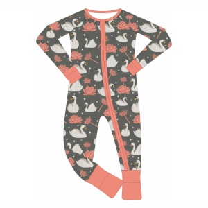 <span class=keywords><strong>Gigoteuse</strong></span> unisexe en bambou et coton pour bébé avec fermeture éclair YKK confortable et respirante à deux sens pour nourrissons et tout-petits - Product Image 2
