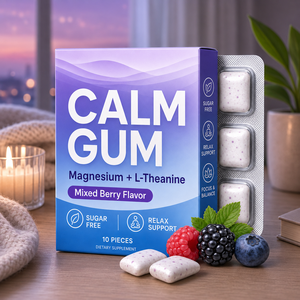 Greenpie OEM Gommes à mâcher au magnésium naturel <span class=keywords><strong>pour</strong></span> un sommeil apaisant et un bien-être quotidien - Product Image 2