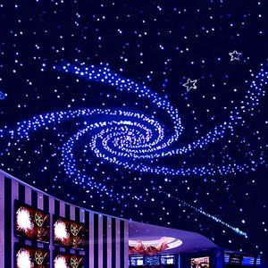 PaitonFactory Cortina de Terciopelo de Doble Capa con Luces LED RGB en Forma de Estrella, Fondo para Fiestas y Clubes, Equipo de Escenario, Luces Móviles DJ DMX512, ¡Gran Venta! - Product Image 1