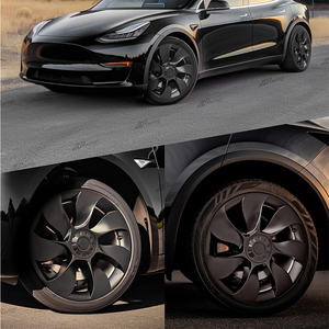 Enjoliveurs <span class=keywords><strong>de</strong></span> roue personnalisés JZ 19 <span class=keywords><strong>pouces</strong></span> pour Tesla Model Y Noir mat Protection <span class=keywords><strong>de</strong></span> roue pour 2020-2023 Accessoires Gemini - Product Image 2
