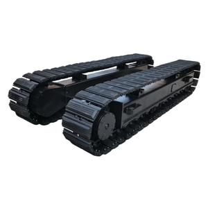 Nouvelle conception, capacité de charge de 4 tonnes, châssis à chenilles, système d'entraînement hydraulique, cadre <span class=keywords><strong>en</strong></span> acier, blocs <span class=keywords><strong>en</strong></span> caoutchouc pour protéger le sol - Product Image 6