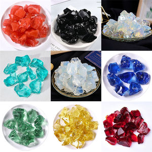 Kleur Ijs Blauw Massief Buiten Glas Steen Onregelmatige Decoratie Tuin Aquarium Bodem Landschapsarchitectuur Lichtblauw Groen - Product Image 2