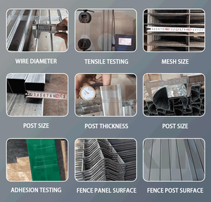 Clôture de Sécurité en Fil de <span class=keywords><strong>Fer</strong></span> Galvanisé Revêtu de PVC, Montage Facile, Étanche, Longueur 6 Pieds 2m, Faible Entretien, Style Maison Australien - Product Image 2