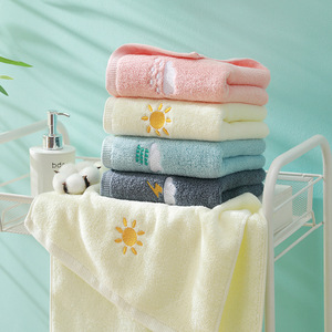 Toallas faciales de algodón puro Jianmu Qingyue, 75x35cm, bordadas, suaves y absorbentes para uso doméstico - Product Image 4