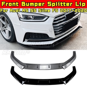 For Audi A5 S5 <b>Sline</b> F5 2017-2020 Body Kit Front Bumper Spoiler Front Bumper Diffuser Lip Splitter Car Accessories - Product Image 1
