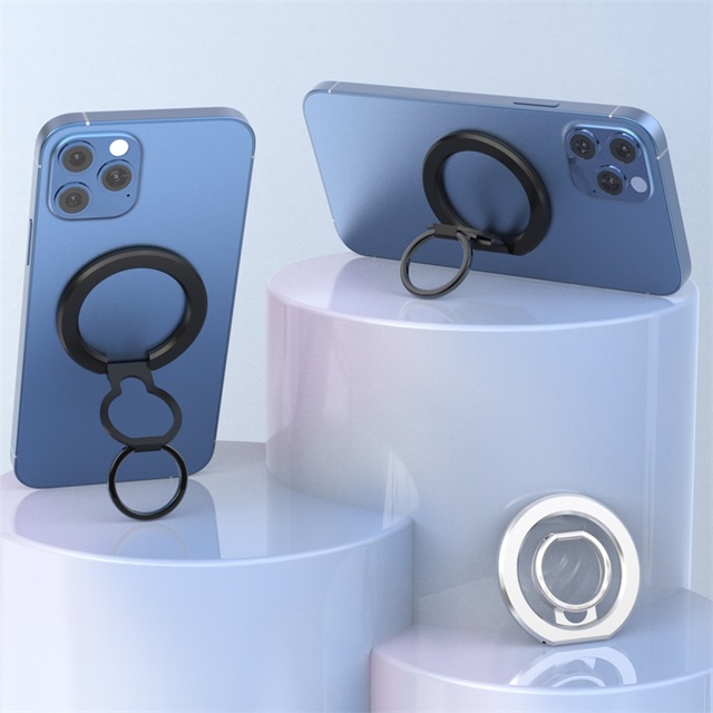 Folding Grip Smartphone Mount Removable Disc Phone Grip Ring Handle Ring Stent