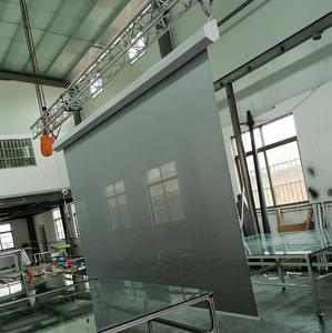 Màn Hình Máy Chiếu Cơ Giới 100 200 300 400 500 Inch Màn Hình Chiếu Điều Khiển Từ Xa Căng Thẳng Dệt Âm Thanh - Product Image 4