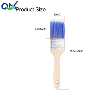 Pinceaux professionnels en fibres naturelles <span class=keywords><strong>pour</strong></span> peinture sur bois, <span class=keywords><strong>pierre</strong></span>, métal, finition lisse, manche en bois massif, outils multi-surfaces - Product Image 3