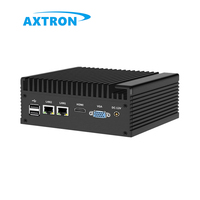 Mini PC Industrial Integrado con 2 Puertos Ethernet, Windows 11, Ubuntu Linux, Servidor para I3/i5/i7, Caja NUC, Enchufes US/CN/EU