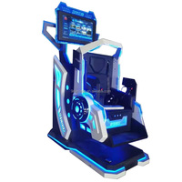 Simulador de Vuelo VR 9D de Alta Calidad de Fábrica en Guangzhou, Máquina de Juego de Simulación VR 9D para Interiores, Centro Comercial, Parque de Aventuras