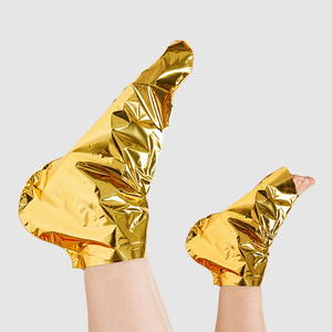 Factory Direct Sale Full Custom ized Oem Odm Professional Gold Kollagen Fuß maske Socke für Reparaturen Cracked Heels Dry Feet - Product Image 3