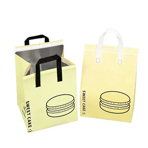 Sac isotherme jetable en aluminium non tissé, petit format, pour boissons chaudes ou froides, café, livraison de nourriture - Product Image 1