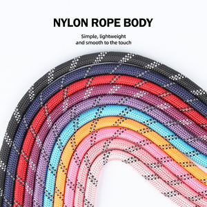 Venta al por mayor de logotipo personalizado al aire libre Nylon mascota cuerda Correa perro - Product Image 4