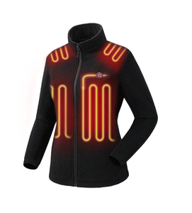 Veste chauffante d'hiver à batterie rechargeable pour femmes polaire veste chauffante électrique USB personnalisée pour hommes - Product Image 1