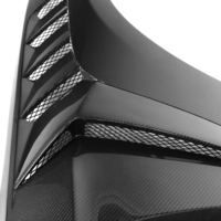Guardabarros Laterales de Fibra de Carbono Real Estilo SY para BMW Serie 1 F20 Serie 2 F22 2015-2019, Reemplazo de Guardabarros Delanteros