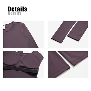 Vanciegroup Set <span class=keywords><strong>Sportivo</strong></span> <span class=keywords><strong>da</strong></span> Donna: Top Aderente e Pantaloni Larghi, Completo in Due Pezzi per Yoga e <span class=keywords><strong>Palestra</strong></span> - Product Image 3